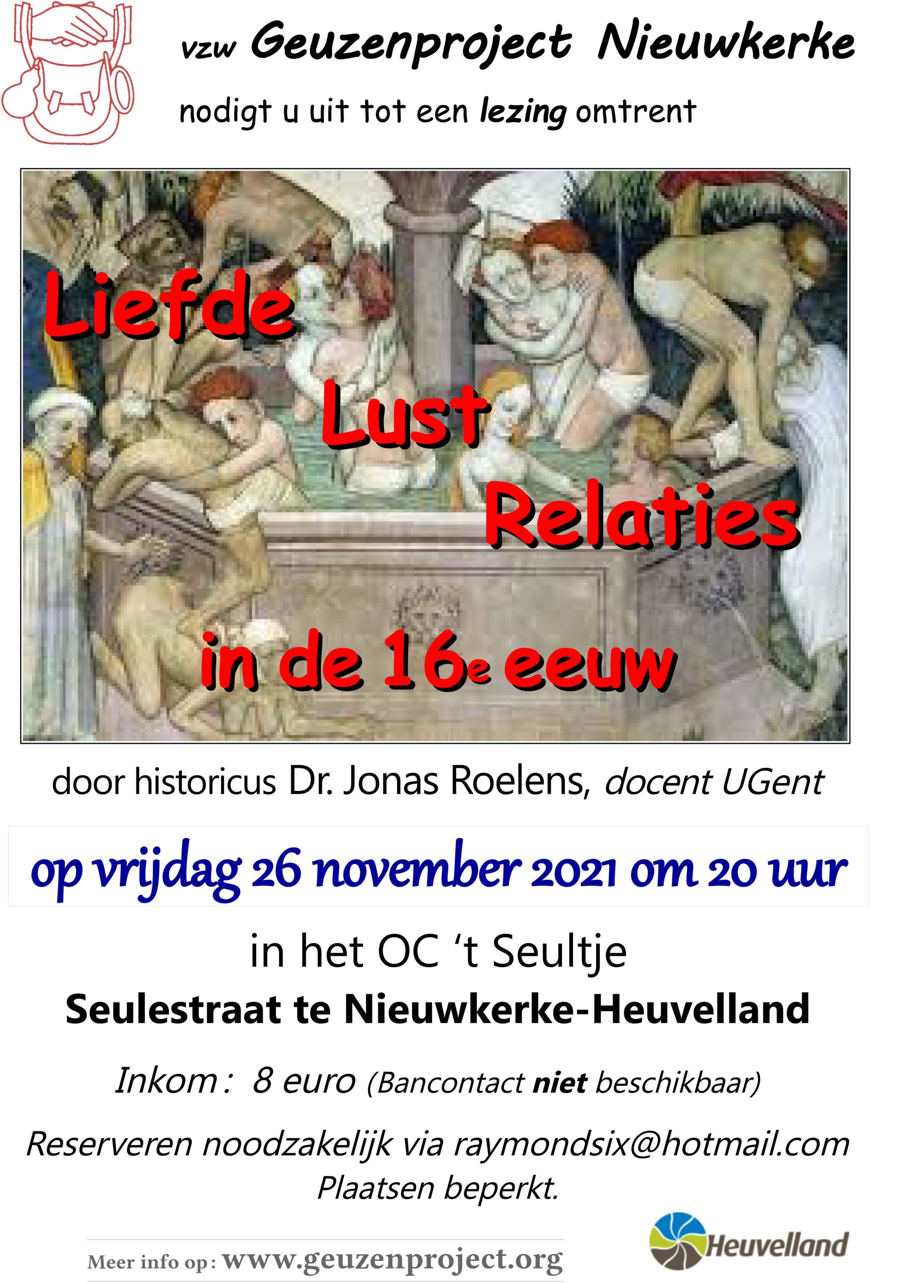 Liefde, Lust, Relaties in 16e eeuw